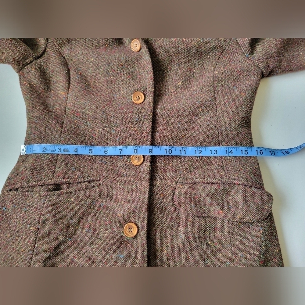 Cocotte Women's Speckled Long Coat Brown Size Small? - Picture 15 of 16